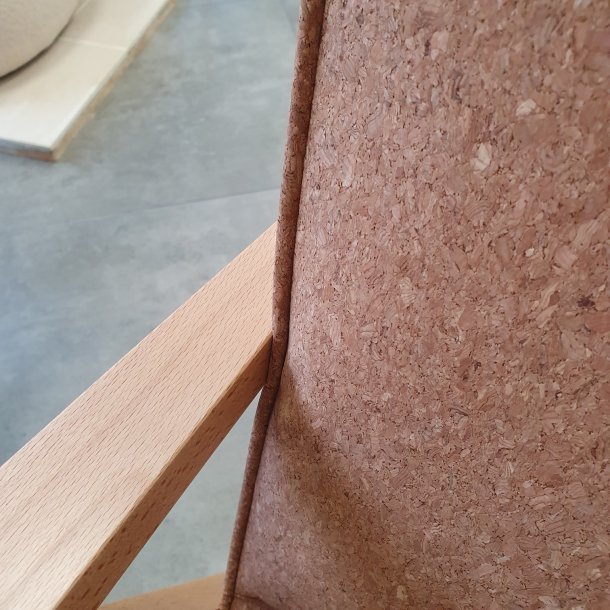 Sessel aus Naturkork und Buchenholz 60x68x83cm