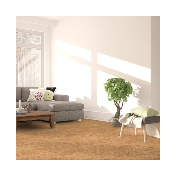 Kurk vloer tegels TRACES NATURAL Wise Cork Pure 4x300x600mm - 1,98 m