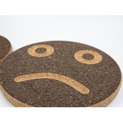 Dessous de verre en lige SMILE double face 200mm