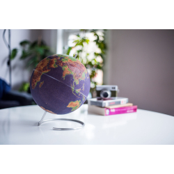 Large coloured natural cork globe 25cm - perfect for any globetrotter and travel enthusiast!