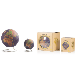 Small coloured natural cork globe 14cm - world globe - BESTSELLER!