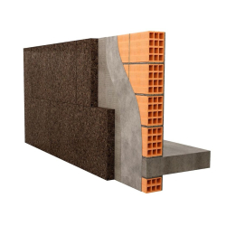 Expandierte Korkfassade Korkdmmplatten MD Facade 50x500x1000mm - Schall- und Wrmedmmung