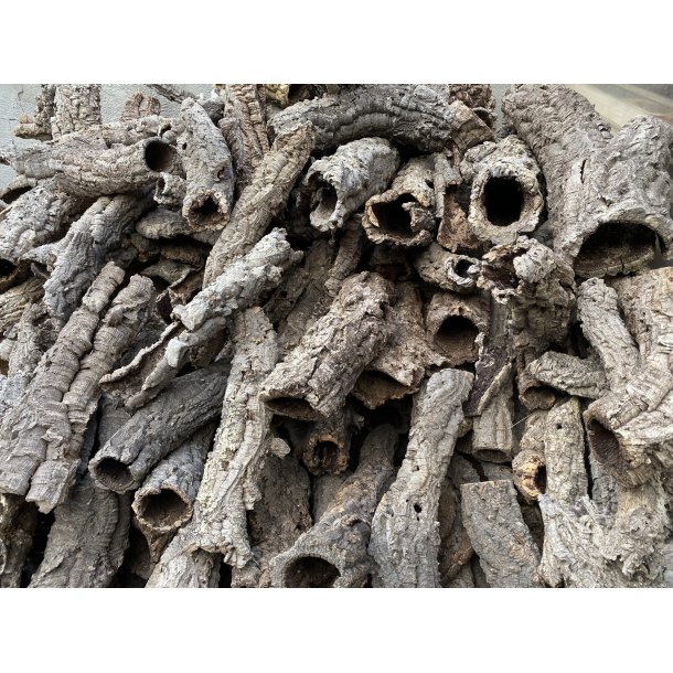 Medium natuurlijke maagdelijke kurktakken (M - 1 kg)