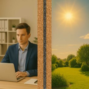 Tepelněizolačn panely ThermoKork Pro korek a PU 23x500x1000mm