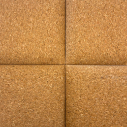 Upholstered cork wall panel CUBE 30x30cm
