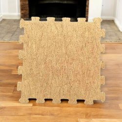 Waterdichte natuurkurkpuzzels 6x300x300mm - vloer voor kinderen, gym, oefeningen, sauna, enz.