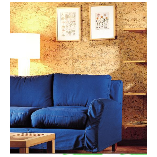 Dekoratiivne korgist seinakate FIORD NATURAL 3x300x600mm - pakend 1,98m2 - BESTSELLER!