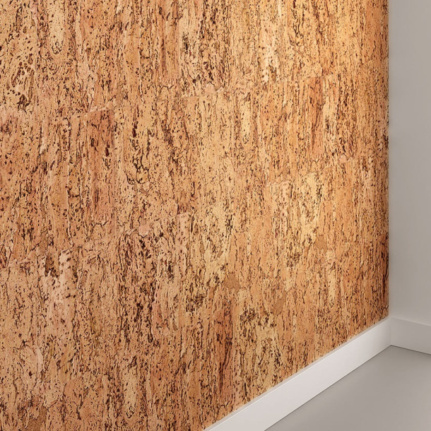 Decorative cork wall tiles FIORD NATURAL 3x300x600mm - package 1,98 m2 - BESTSELLER!