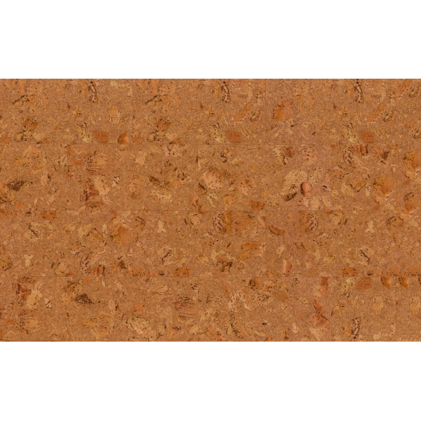 Decorative cork wall tiles TENERIFE NATURAL 3x300x600mm - package 1,98 m2