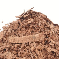 Natuurlijk kurkafval 0-50mm voor verdere verwerking 1kg (gerecycleerde kurk)