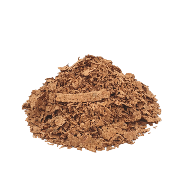 Natuurlijk kurkafval 0-50mm voor verdere verwerking 1kg (gerecycleerde kurk)