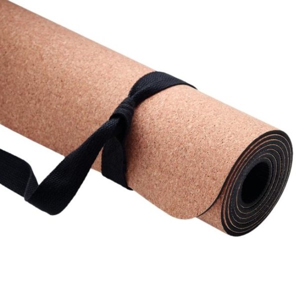 Rutschfeste Yogamatte Kork aus kologisch-gesundem Naturkork (Yoga Mat) 61x183cm - BESTSELLER!