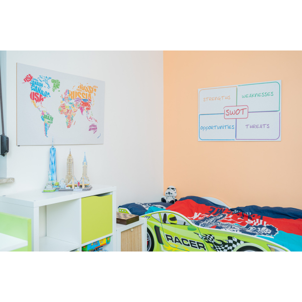 SWOT-analyse - Zelfklevend kurkbord 60x90 cm