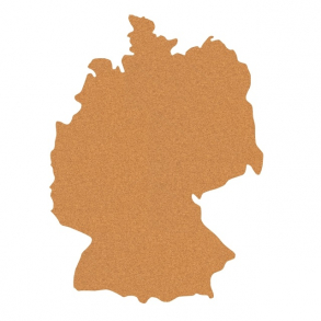 Selvklbende korkkort over Tyskland 60x80cm