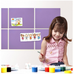 Zelfklevende VIOLET kurk prikbord 10x635x940mm
