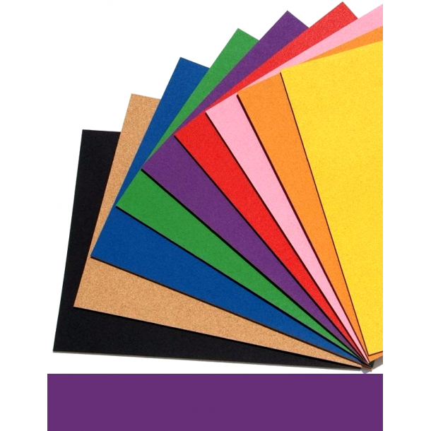 Zelfklevende VIOLET kurk prikbord 10x635x940mm