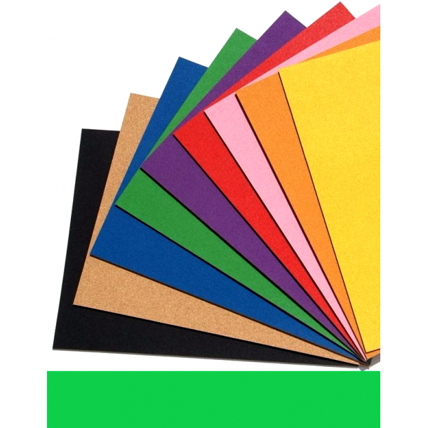 Zelfklevende GROEN kurk prikbord 5x455x610mm