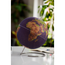 Small coloured natural cork globe 14cm - world globe - BESTSELLER!