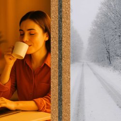 Varmeisolasjonspaneler ThermoKork Home kork og PU 9x500x1000mm