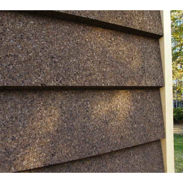 Thermal and acoustic expanded MD Facade cork wall insulation panel 100x500x1000mm