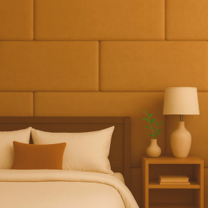 Upholstered cork wall panel BRICK 30x60cm