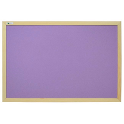 LJUBIČASTA plutena ploča 90x120cm s a wooden frame