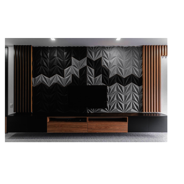 3D LINE ANTHRAZIT - dekorative und exklusive Korkwand