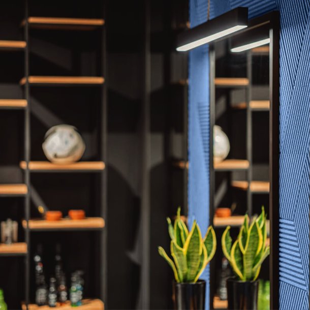 3D STRIPE BLAU - exklusiver und dekorativer Wandkork