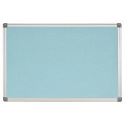 AZURE cork memo board 60x80cm with an aluminium DecoLine frame
