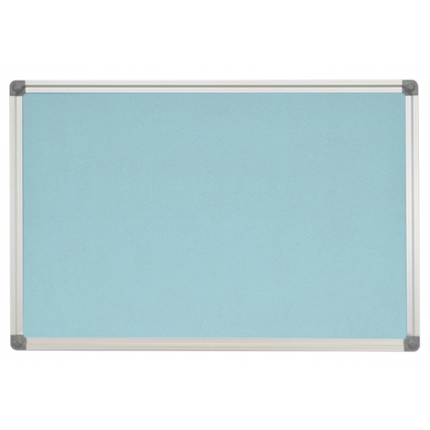 AZURE cork memo board 60x120cm with an aluminium DecoLine frame