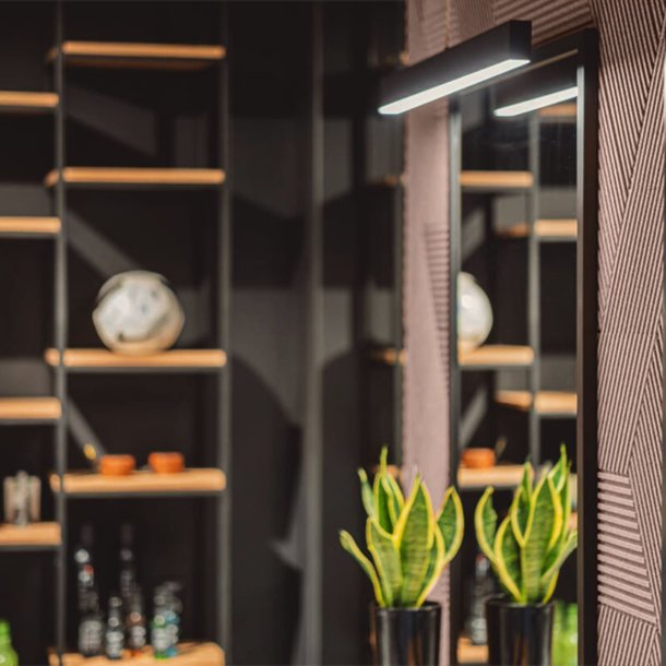 Decoratieve kurkwand BRUIN 3D STRIPE