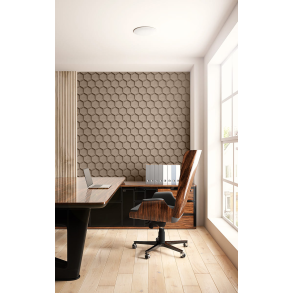 Decoratieve kurkwand BEIGE GRIJS (RAL 7006) 3D HONEYCOMB