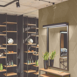 3D STRIPE BEIGE (RAL1001) - dekorative und exklusive Korkwand