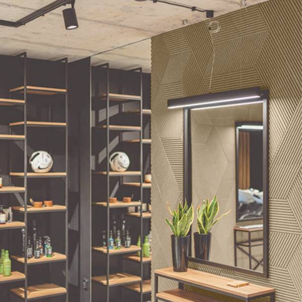 3D STRIPE BEIGE (RAL1001) - dekorative und exklusive Korkwand