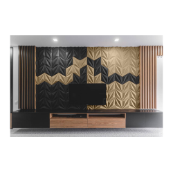 3D LINE BEIGE (RAL1001) - dekorative und exklusive Korkwand