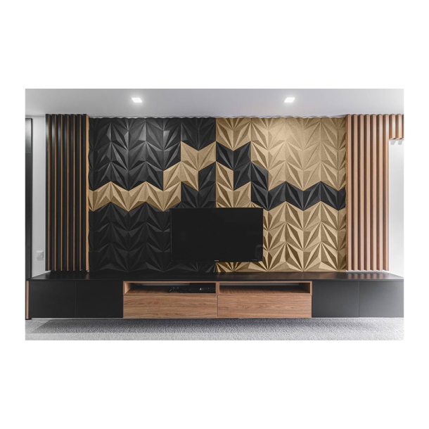 3D LINE BEIGE (RAL1001) - dekorative und exklusive Korkwand