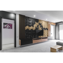 3D LINE BEIGE (RAL1001) - dekorative und exklusive Korkwand