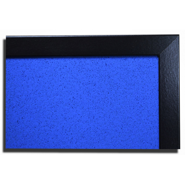 ROOD kurkbord 60x90cm in ZWARTE MDF-lijst