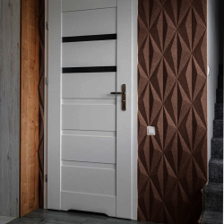 3D LINE BRAUN - dekorative und exklusive Korkwand