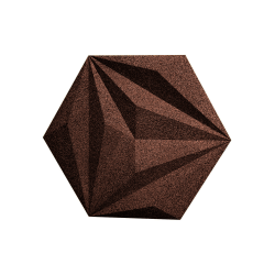 3D LINE BRAUN - dekorative und exklusive Korkwand