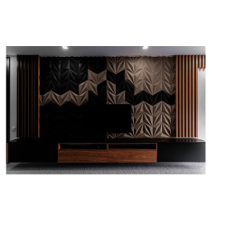 3D LINE KAFFEE - dekorative und exklusive Korkwand