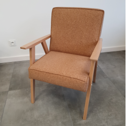 Sessel aus Naturkork und Buchenholz 60x68x83cm