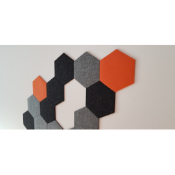 Dekorative selbstklebende Wandkork Korkplatten DECORK "FELT-line" violett