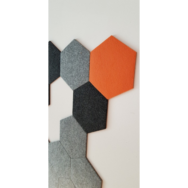 Dekorative selbstklebende Wandkork Korkplatten DECORK "TEXTIL-line" schwarz