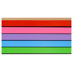 PINK aluminium framed cork display board 90x120cm