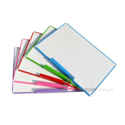 RDEČA magnetna bela tabla z aluminijastim okvirjem 90x120cm