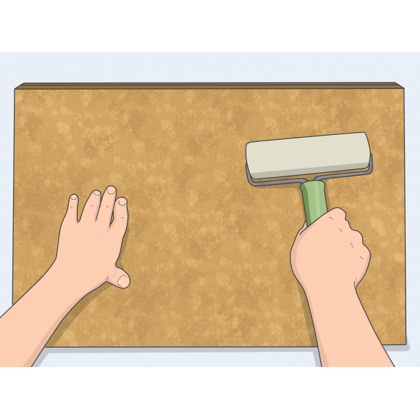 9 Pieces Paint Roller Set 18cm - complete kit for gluing natural cork tiles!