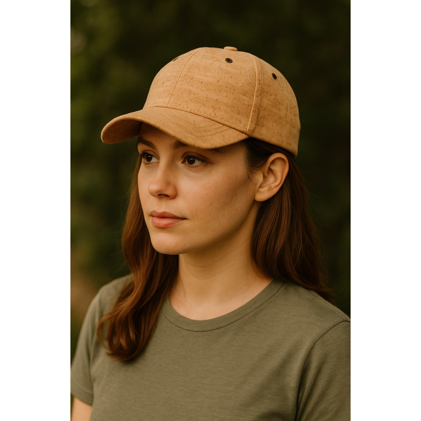 Baseballkappe aus natrlichem Kork