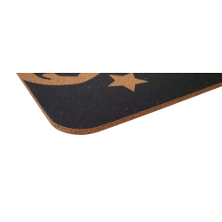 Kurken onderzetters ontbijt en diner 5x300x450mm - 4 stuks