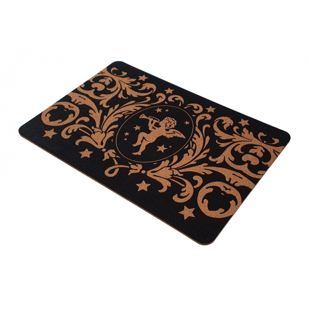 Kurken onderzetters ontbijt en diner 5x300x450mm - 4 stuks